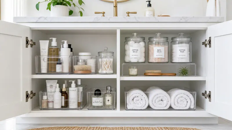 Bathroom Vanity Organization: 8 Rules for Making a Tiny Cabinet Actually Work