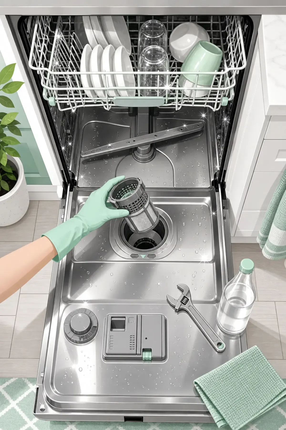 Dishwasher Not Cleaning? 8 Maintenance Tasks That Fix 90% of Problems