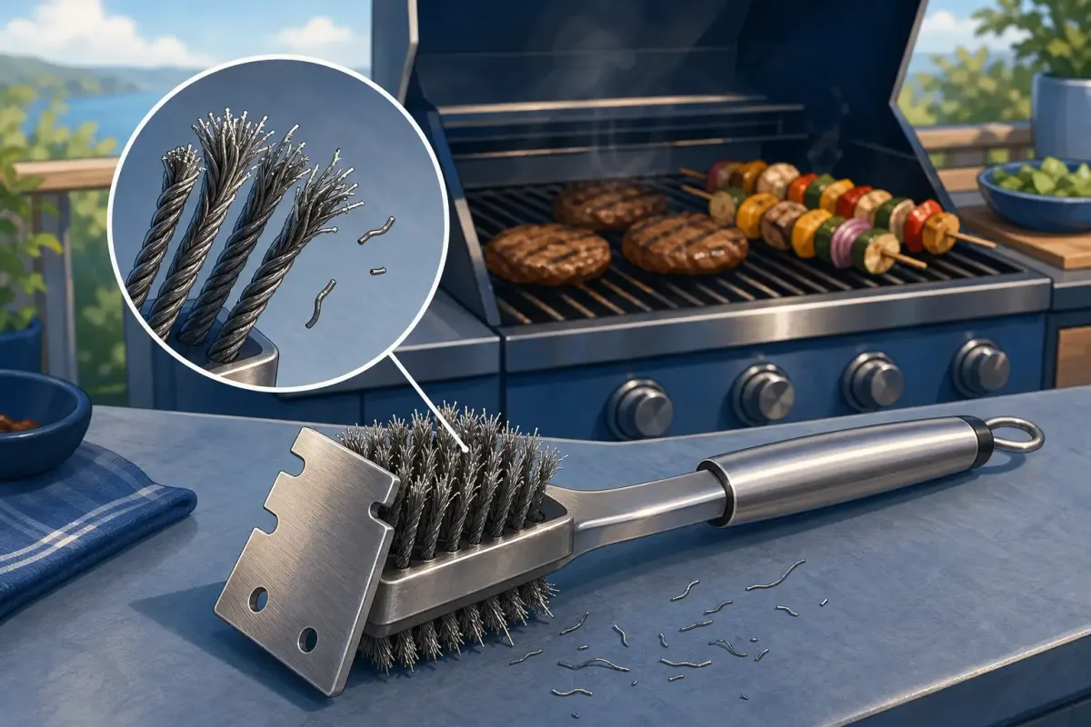 That Wire Grill Brush Could Send Someone to the ER — Here's What to Use Instead