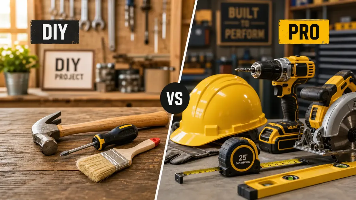 DIY or Call a Pro? 9 Home Fixes Worth Learning and 5 You Should Never Attempt Alone