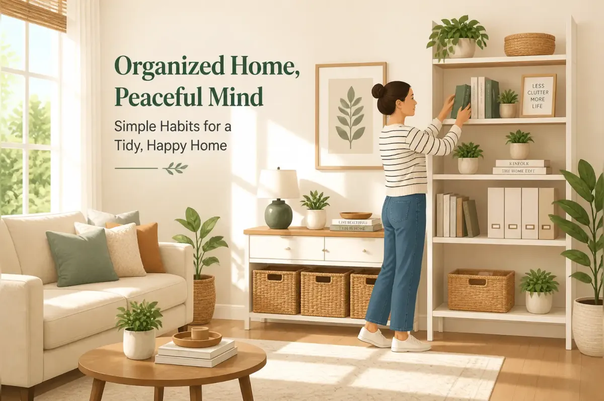 6 Daily Habits That Keep Your Home Organized Without Burnout