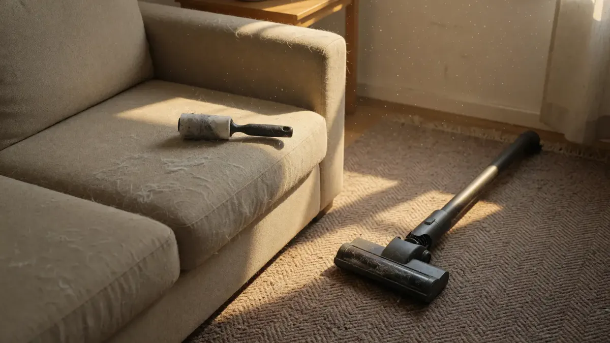 Pet Hair Ranked First. The Vacuum Is Not Enough